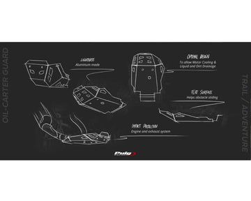YAMAHA TRACER 9 Y-AMT [2025] – Ochrana motoru – Černá - 0