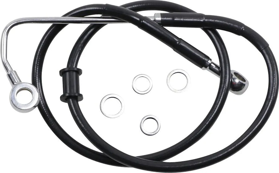 harley davidson flstc [DRAG SPECIALTIES] - Prodloužené brzdové vedení z nerezové oceli