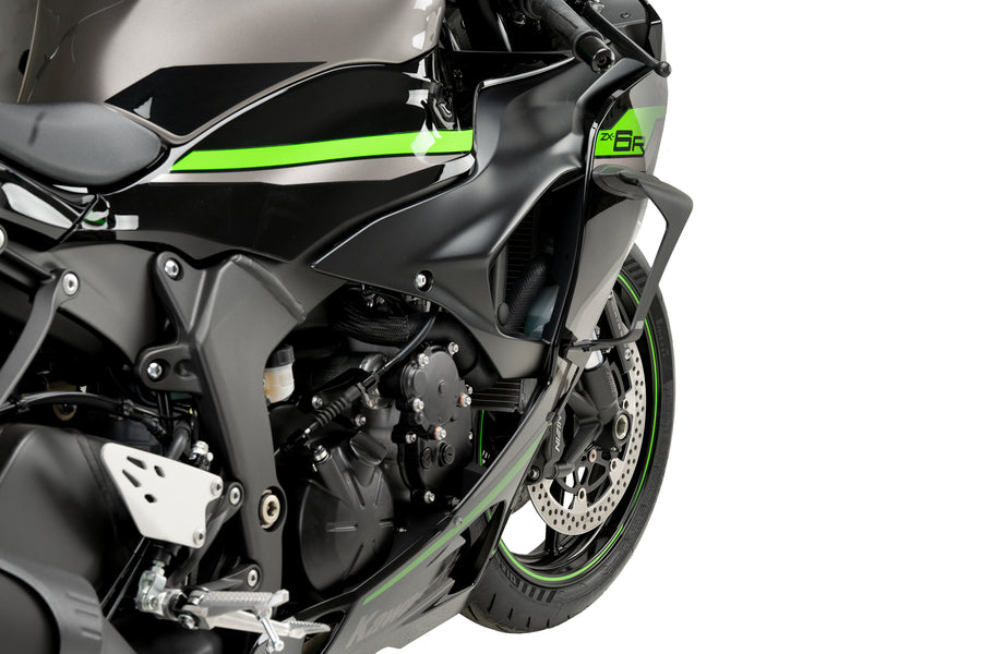 KAWASAKI ZX-6R NINJA [2025] – závodní boční spoiler – černý