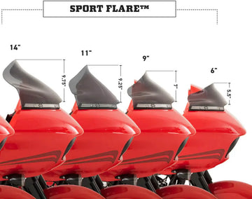 harley davidson touring [KLOCK WERKS] – čelní sklo Pro Touring Flare™ - 0