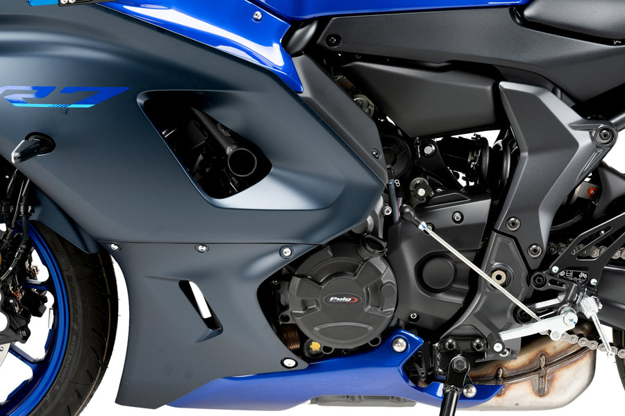 YAMAHA YZF-R7 [2025] – Ochranná dráha motoru pro šampionát – černá
