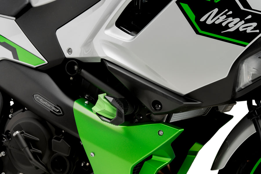 KAWASAKI NINJA 7 HYBRID [2025] – Crash Pad R19 – černá
