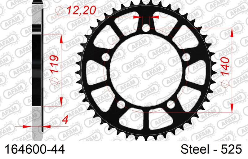 BMW S 1000 R [2025] - Kettenkit 525XHR3 17/46-122 - Standard Kettenrad
