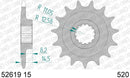 DUCATI 698 HYPERMOTARD MONO [2024-2026] - Kettenkit 520XHR2 15/42-110 - Standard Kettenrad