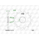 CF Moto 675 SR-R [2025-2026] - Kettensatz 520 XMR3 - 15/48-114 - Kettenrad Stahl Standard
