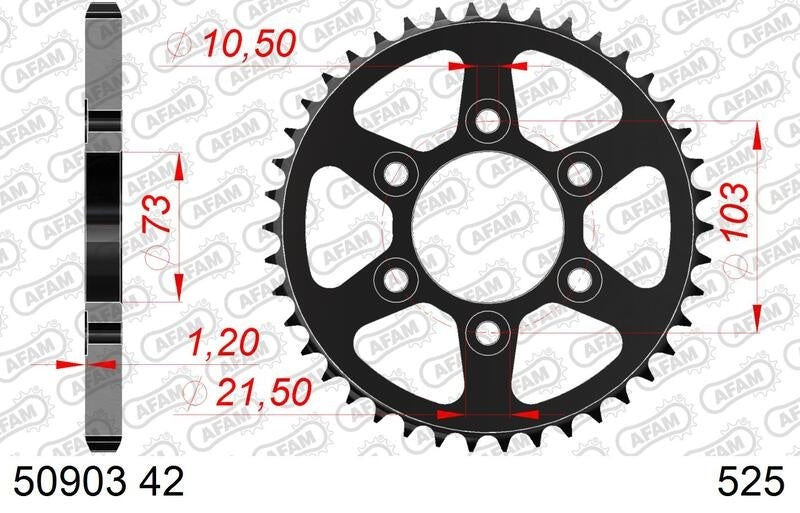Ducati Multistrada V4 [2021-2025] - Kettenkit 525 XHR4 - 16/42-124 - Standard Kettenrad Stahl