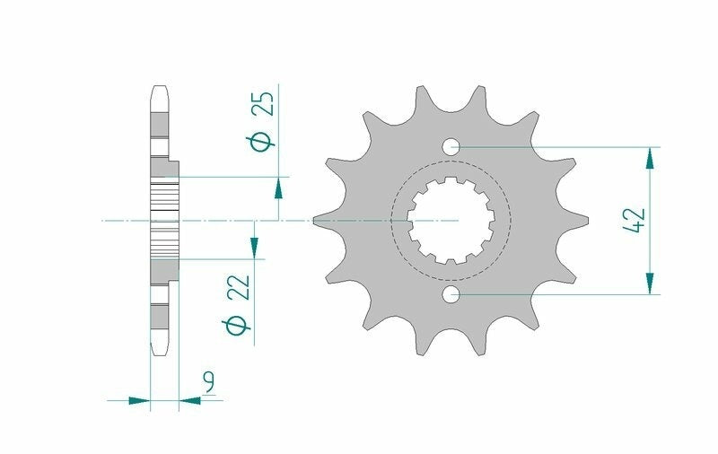 Kawasaki NINJA ZX-4RR [2023-2026] - Kettenkit 520 XSR4 - 14/48-114 - Standard Kettenrad Stahl