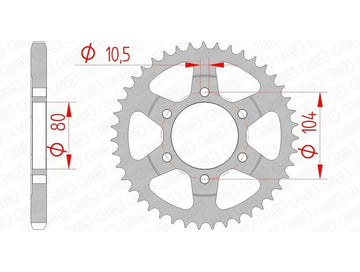 Kawasaki Versys 1100 S [2025-2026] - Kettenkit 525 XHR4 - 15/42-116 - Standard Kettenrad Stahl