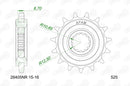 Kawasaki Versys 1100 S [2025-2026] - Kettenkit 525 XHR4 - 15/42-116 - Standard Kettenrad Stahl