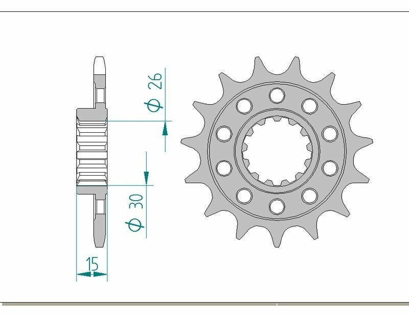 Bmw S 1000 RR 0524 [2012-2014] - Kettenkit 520 XHR4 - 17/45-118 - Standard Kettenrad Alu