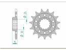 Bmw S 1000 RR 0524 [2012-2014] - Kettenkit 520 XHR4 - 17/45-118 - Standard Kettenrad Alu
