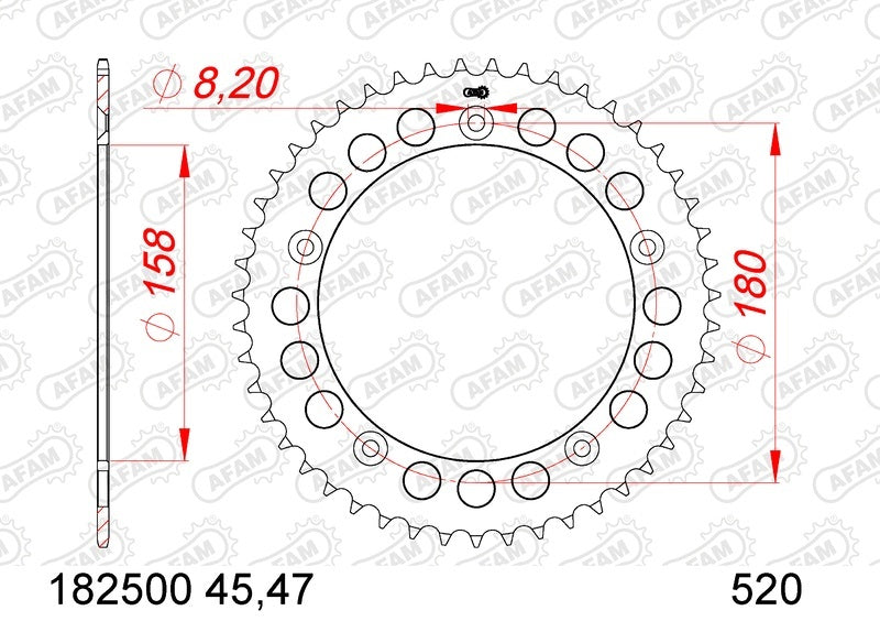 VOGE 500 DS [2020-2022] - Kettenkit 520 XSR4 - 15/45-118 - Standard Kettenrad Stahl