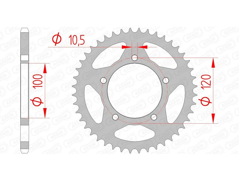 Aprilia Tuono 457 [2025-2026] - Kettenkit 520 XSR - 15/44-106 - Kettenrad Standard Stahl