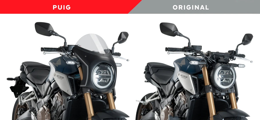 HONDA CB 650 R NEO SPORTS CAFE [2023] – Retro čelní sklo – silně tónované