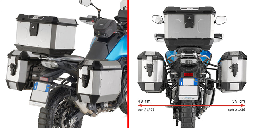 CF MOTO 450 [2024-2025] - Speciální držák kufru pro boční kufry MONOKEY