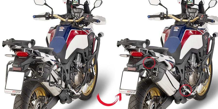 HONDA CRF 1000 L AFRICA TW [2016-2017] - Rychloupínací držák bočního kufru