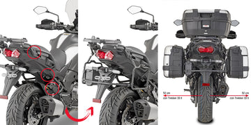 KAWASAKI KLZ 1000 VERSYS [2019-2024] - Rychloupínací držák bočního pouzdra