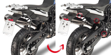 BMW F 800 GS [2008-2017] - Rychloupínací držák bočního kufru