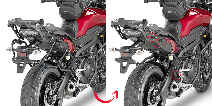 YAMAHA MT 09 TRACER [2015-2017] - Rychloupínací držák bočního pouzdra