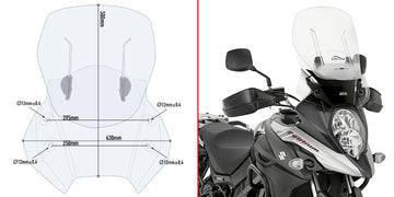 SUZUKI DL 650 V STROM [2017-2023] - čelní sklo