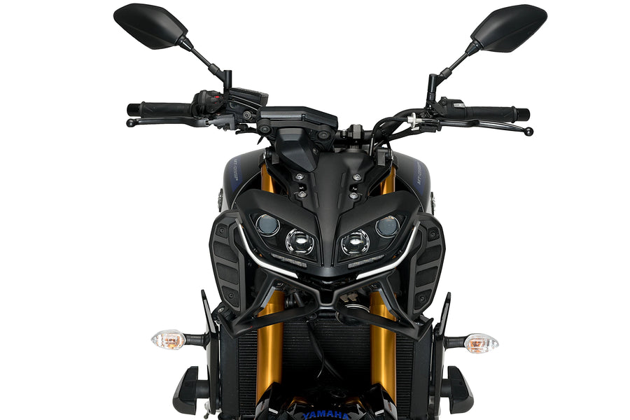YAMAHA MT-09 ab 2017 / SP ab 2018 - PUIG Naked-Frontspoiler | Mattschwarz | PUIG 3482J