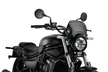 KAWASAKI ELIMINATOR 500 SE [2025] – ALU čelní deska – černá - 0