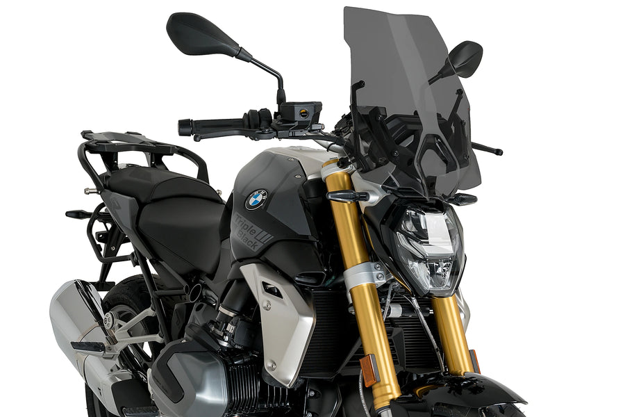 BMW R 1250 R [2025] – cestovní čelní sklo nové generace | Silně tónovaný | PUIG 3626F