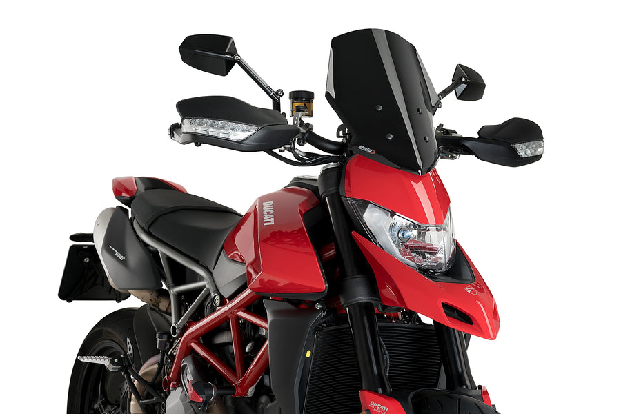 DUCATI HYPERMOTARD 950 RVE [2025] - Sportovní čelní sklo nové generace | Černá | PUIG 3634N