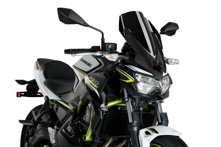KAWASAKI Z 650 [2025] - Cestovní čelní sklo nové generace | Černá | PUIG 3865N