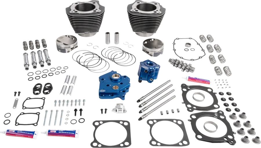 Harley-Davidson FXBB 1923 Softail Street Bob Solo 117 [2026] - 132" Power Package Motorleistungs-Kit – Oberfläche: Black Granite – Bild 1