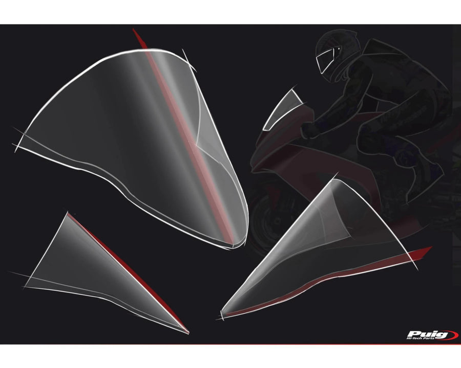 KAWASAKI ZX-10RR NINJA PERFORMANCE [2018] – obrazovka R-Racer – černá