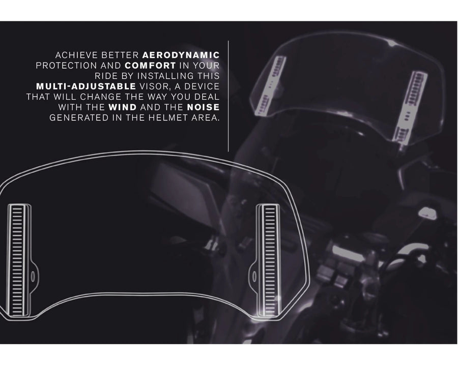 KTM 890 SMT [2025] – Spoiler disc 2.0 připevněný šrouby – Transparentní