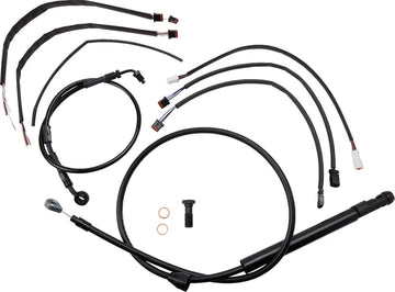 Harley Davidson FX [BURLY BRAND] – sada kabelů pro jail bar