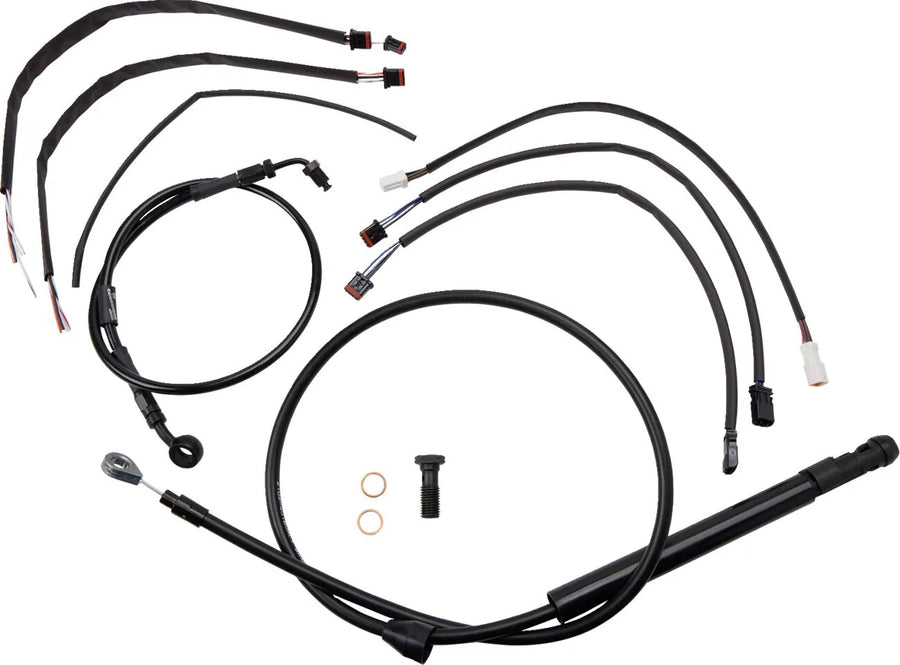 Harley Davidson FX [BURLY BRAND] – sada kabelů pro jail bar