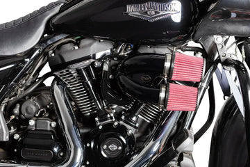 Harley-Davidson FLHTCUTG 1868 Tri Glide Ultra 114 [2025] - Tuned Induction Luftfilterkit – Oberfläche: Schwarz – Bild 2