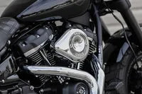 Harley-Davidson Xl 1200 T Sportster Superlow [2019, 2019-2020] - Stealth Luftfilterabdeckung – Oberfläche: Silber – Bild 8