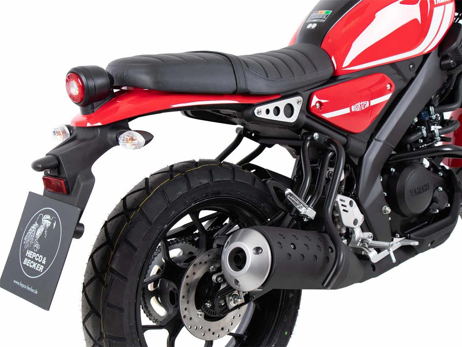 Yamaha XSR 125 [2021-2025] - detailní záběr přídavné lišty zadní ochrany