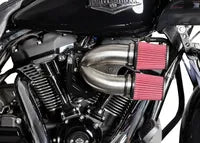 Harley-Davidson FLHTCUTG 1868 Tri Glide Ultra 114 [2025] - Tuned Induction Luftfilterkit – Oberfläche: Silber – Bild 12