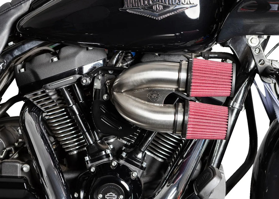 Harley-Davidson FLHTCUTG 1868 Tri Glide Ultra 114 [2025] - Tuned Induction Luftfilterkit – Oberfläche: Silber – Bild 2