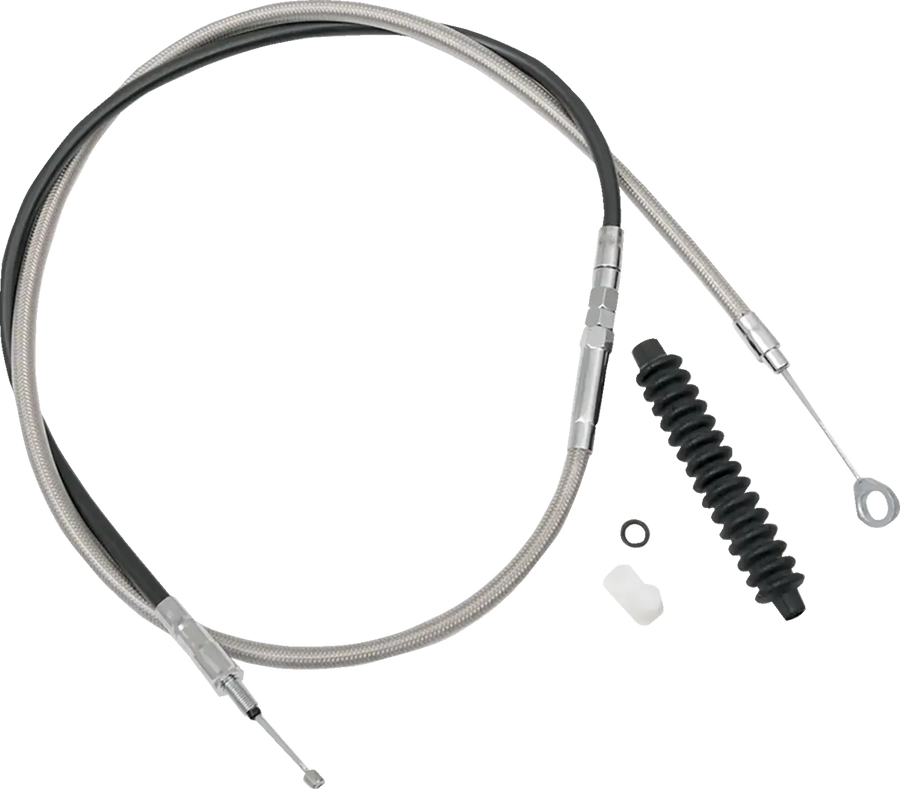 harley davidson flhrxs [DRAG SPECIALTIES] - Vysoce účinné lanko spojky vyrobené z opletené nerezové oceli