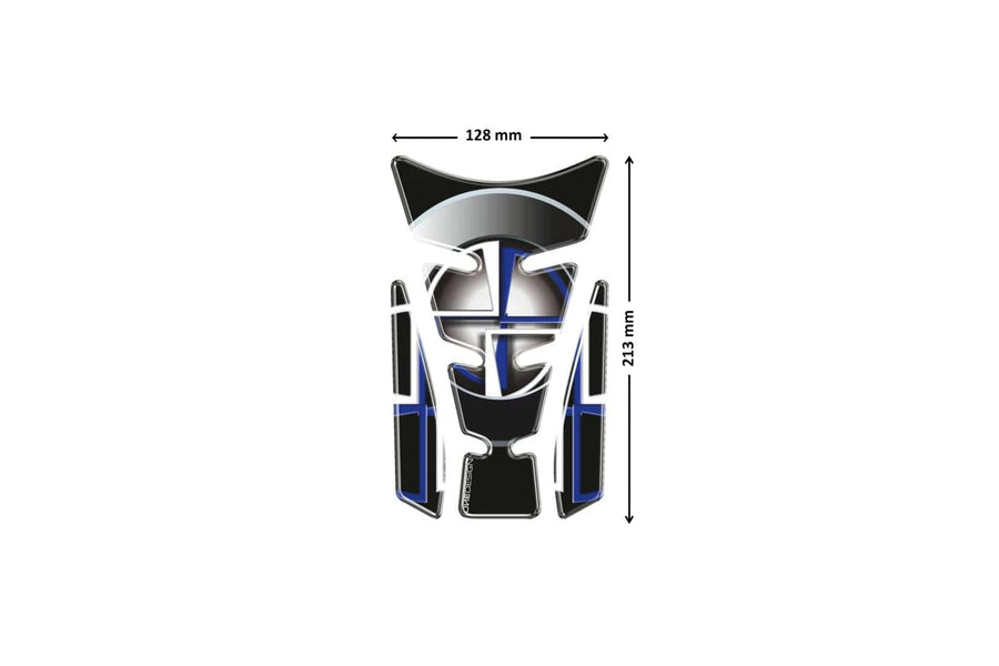 YAMAHA YZF 1000 R THUNDERACE [2002] – Chránič nádrže Wings – stříbrný