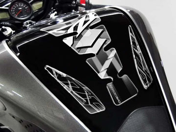 YAMAHA YZF 1000 R THUNDERACE [2002] – Chránič nádrže Wings – stříbrný