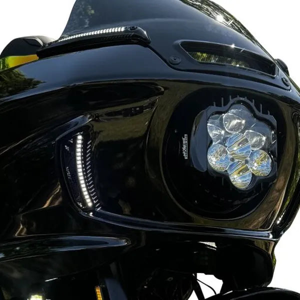 Harley-davidson LOW Rider [CUSTOM DYNAMICS] – LED světlomet Shark Demon 2 Performance