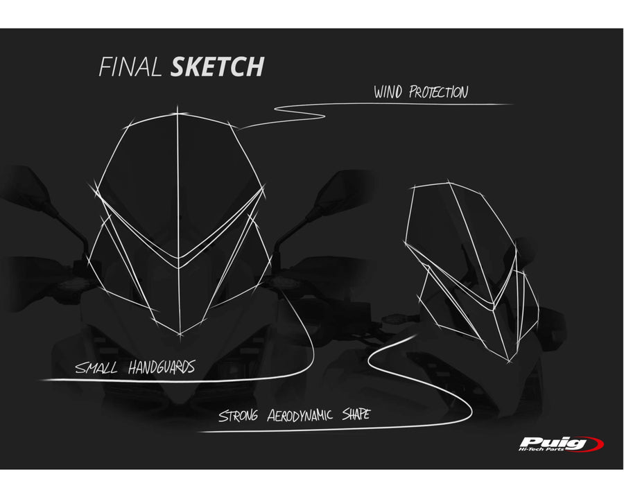 MOTO MORINI X-CAPE 700 [2024] – Touring Screen – Transparentní