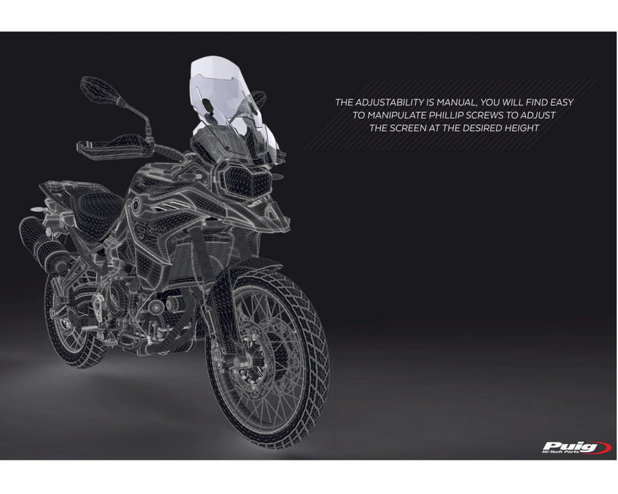 BMW F 750 GS [2024] – Nastavitelné čelní sklo – Tónované