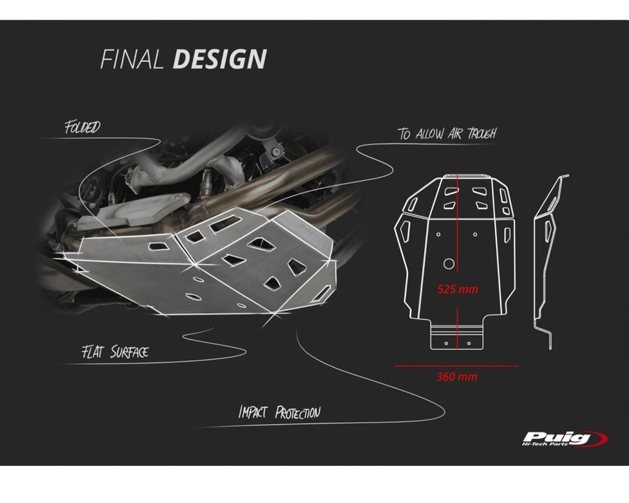 BMW F 900 GS [2025] – Ochrana motoru – Stříbrná