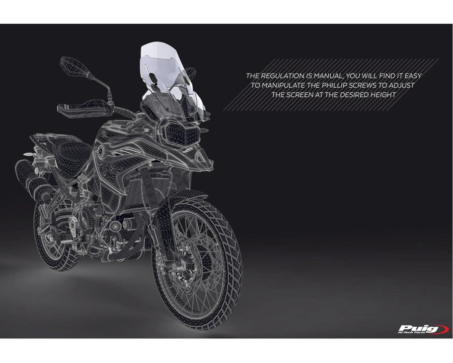 BMW F 750 GS [2024] – Nastavitelné čelní sklo – silně tónované