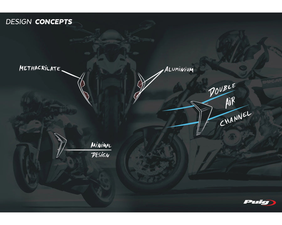 DUCATI STREETFIGHTER V2 [2024] – Obnažená boční kapotáž čelního skla