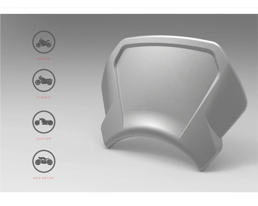 TRIUMPH Scrambler 900 [2025] – ALU čelní deska – stříbrná