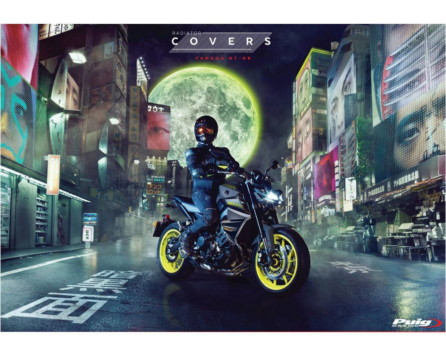 YAMAHA MT-09 SP [2020] – Krytka chladiče – Matte Black